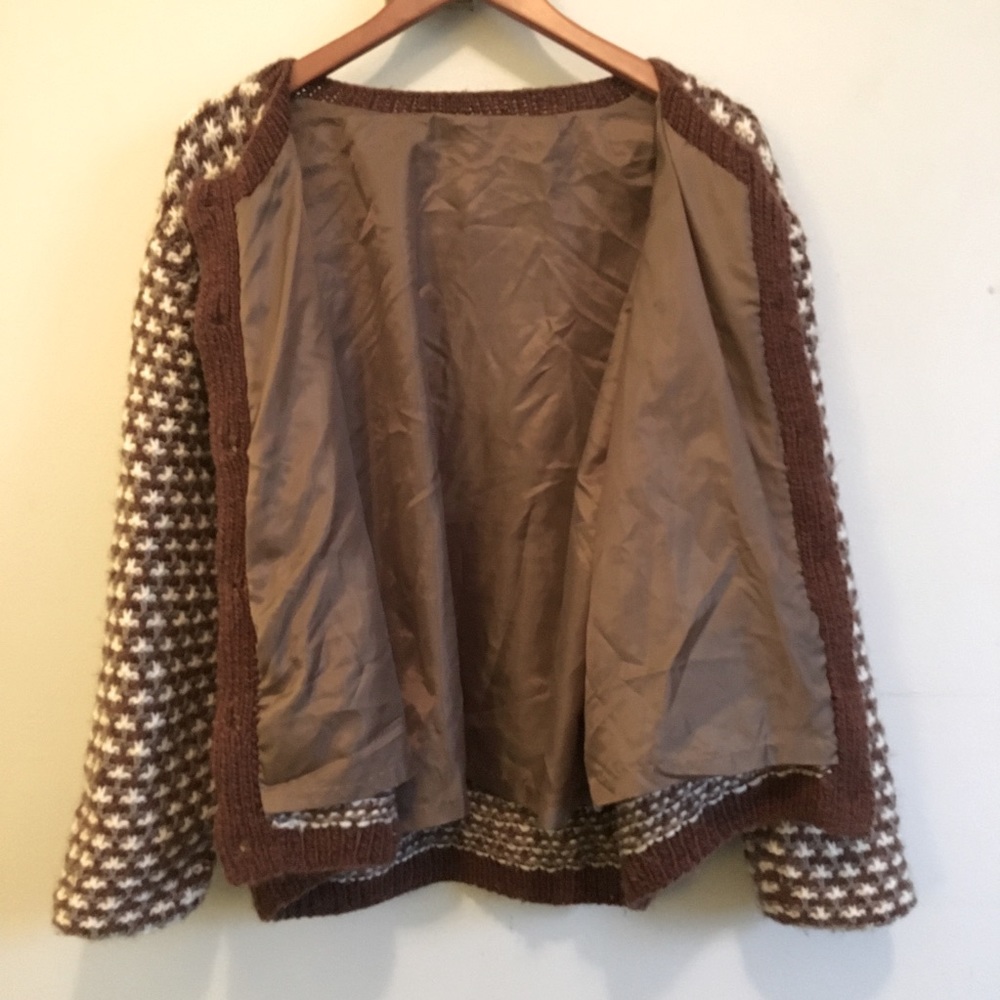 SOLD cardigan w gold tone statement buttons - Picture 5 of 5